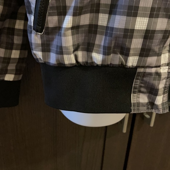 Jack & Jones Jeans Intelligence Men’s Gray/Black Plaid Bomber Style Jacket SZ M - Picture 9 of 16